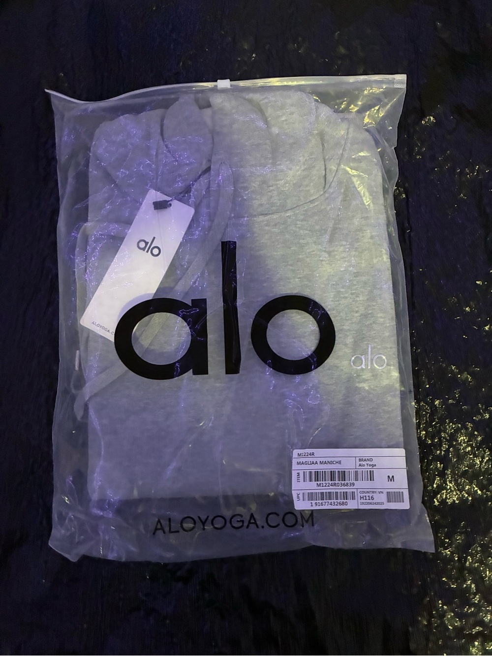 ALO Yoga Kids Gray Hoodie Pullover